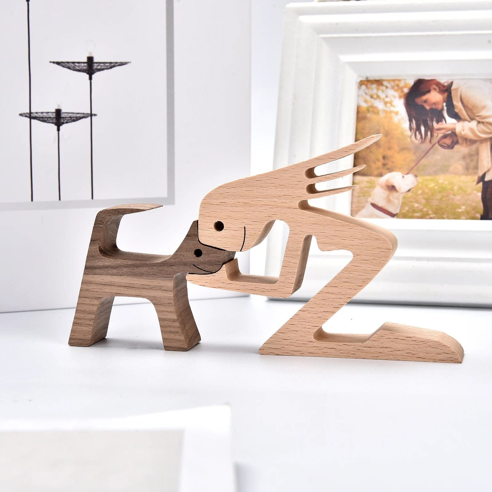 Chien En Bois : Gardien De Bonheur 🐾 - One PETS-TOP