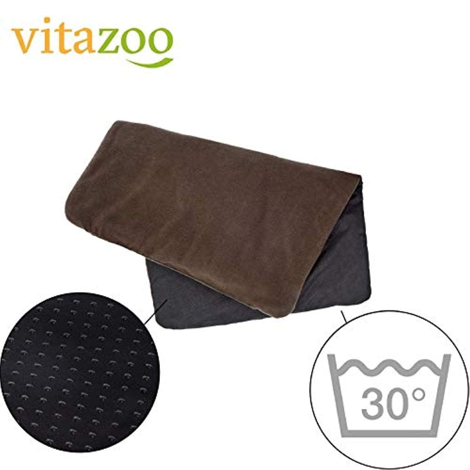 Couverture De Chien Rembourré, Brun, Avec Isolant Et Fond Antidérapant, Hydrofuge - Couverture Thermique, Matelas Pour Chien, Lit De Chien, Couverture Thermique, Taille: 70 Cm X 100 Cm - One PETS-TOP