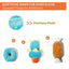 Jouet Chiot Chien- 7 Pcs Jouets Durables Pour Chiens Pour Chiots/Petits Chiens. Jouet À Mâcher Corde De Dentition Pour Chiot Et Jouet De Chien En Peluche Avec Sac À Linge - Coton Naturel - One PETS-TOP