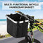 Lixada Vélo Panier Avant Pliant Amovible Vélo Guidon Panier Pet Cat Chien Transporteur Sac En Aluminium Cadre Top Poignées - One PETS-TOP