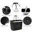 Lixada Vélo Panier Avant Pliant Amovible Vélo Guidon Panier Pet Cat Chien Transporteur Sac En Aluminium Cadre Top Poignées - One PETS-TOP