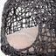 Panier Chat Lit Chat Cosy Grand Confort Dim. Ø 52 X 58H Cm Coussin Moelleux Beige Inclus Résine Tressée Imitation Rotin Gris - One PETS-TOP
