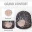 Panier Chat Lit Chat Cosy Grand Confort Dim. Ø 52 X 58H Cm Coussin Moelleux Beige Inclus Résine Tressée Imitation Rotin Gris - One PETS-TOP