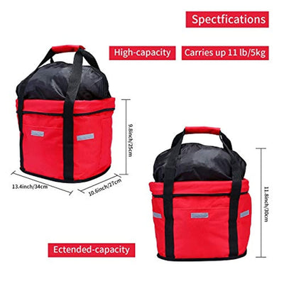 Panier De Vélo Avant Pliant Sacoche De Guidon Sac Animaux De Compagnie Chien Chat Transporteur - One PETS-TOP