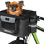 Panier De Vélo,Pliable Vélo Avant Panier Amovible Vélo Pet Panier Pet Chien Chat Lapin Transporteur Camping Fourre-Tout Sac - One PETS-TOP