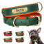 🐾 Collier en Cuir Personnalisé pour Chien – Avec Plaque Gravée Nom & Téléphone - One PETS-TOP