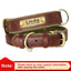 🐾 Collier en Cuir Personnalisé pour Chien – Avec Plaque Gravée Nom & Téléphone - One PETS-TOP