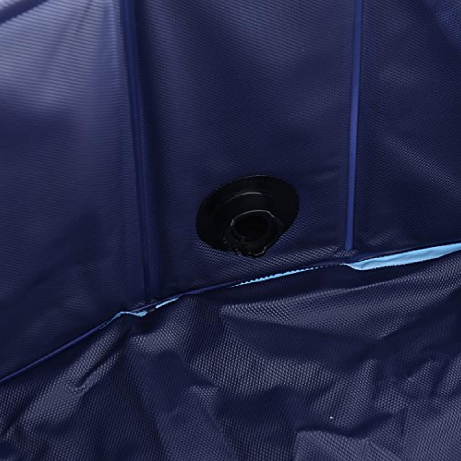 Piscine Pour Chien Bassin Pvc Pliable Anti-Glissant Facile À Nettoyer Diamètre 100 Cm Hauteur 30 Cm Bleu - One PETS-TOP