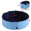 Piscine Pour Chien Bassin Pvc Pliable Anti-Glissant Facile À Nettoyer Diamètre 100 Cm Hauteur 30 Cm Bleu - One PETS-TOP