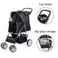 Poussette Chien Chat Poussette Avec 4 Roues - One PETS-TOP