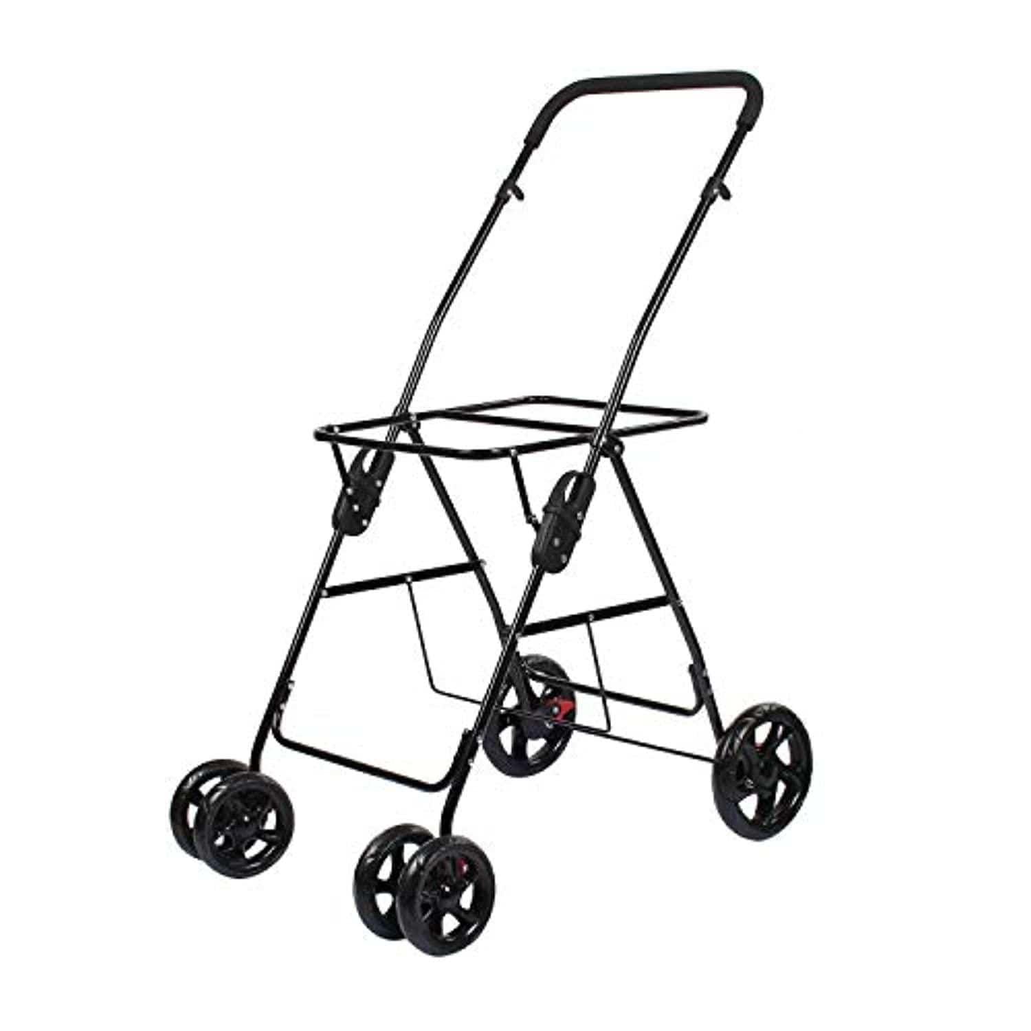 Poussette Double Pour Petits Et Moyens Chiens Et Chats，Poussette Double Pour Animaux De Compagnie Avec Support Amovible - One PETS-TOP