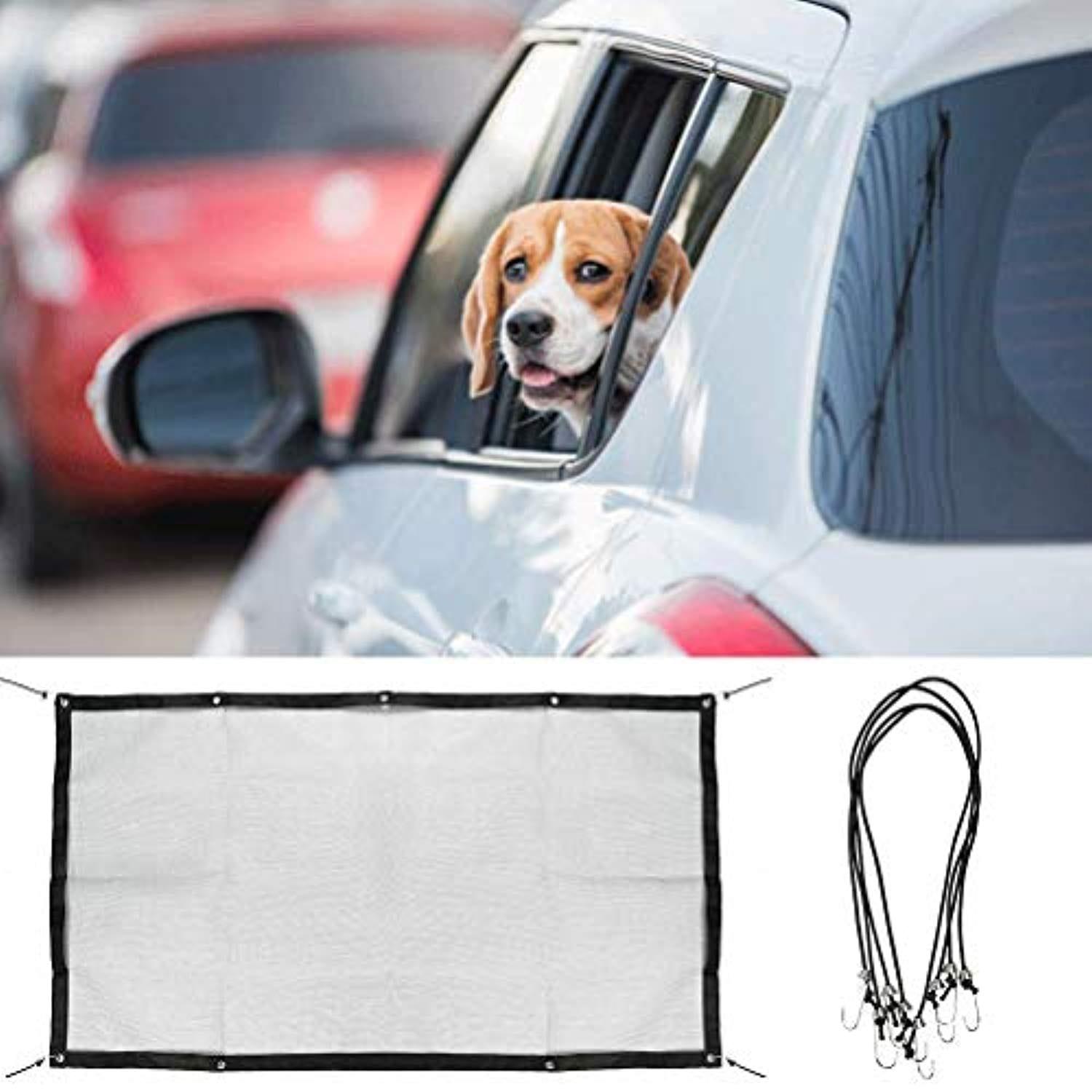 Protection En Filet Filet Barriere De Securite De Voiture Pour Animal De Compagnie, Séparation Auto Pour Chien Chat Filet, Fixer Aux Sièges Pour Bloquer - One PETS-TOP