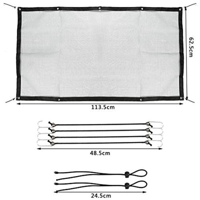 Protection En Filet Filet Barriere De Securite De Voiture Pour Animal De Compagnie, Séparation Auto Pour Chien Chat Filet, Fixer Aux Sièges Pour Bloquer - One PETS-TOP