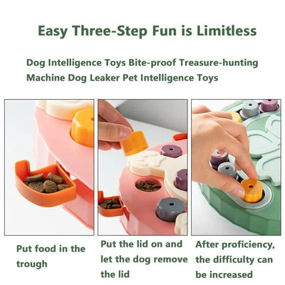 🧩 Puzzle Distributeur de Croquettes – Stimulez l’intelligence de votre chien ou chat 🐶🐱 - One PETS-TOP