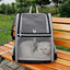 Sac De Transport Chiens Et Chats, Sac À Dos En Maille Pour Animaux Pliable Spacieux Et Respirant Avec Structure Métallique, Panier Stable Et Confortable Pour Voyage En Train, Voiture Ou Avion - One PETS-TOP