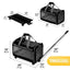 Sac De Transport Souple À Roulettes Pour Animaux De Compagnie (Chien, Chat, Lapin…) - Modèle Trolley/Chariot De Voyage Avec Poignée Au Manche Télescopique Et Roues Amovibles - Noir - One PETS-TOP