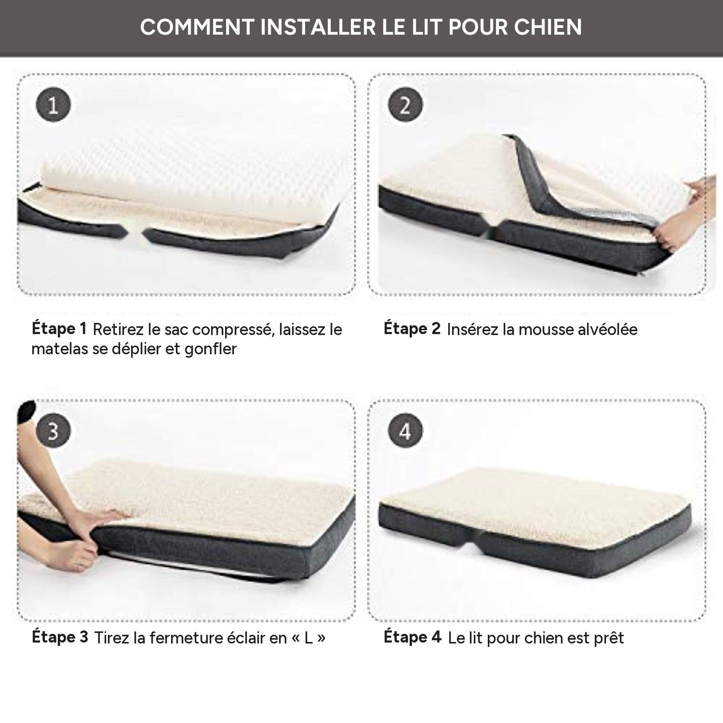 Coussin chien grande taille One PETS-TOP