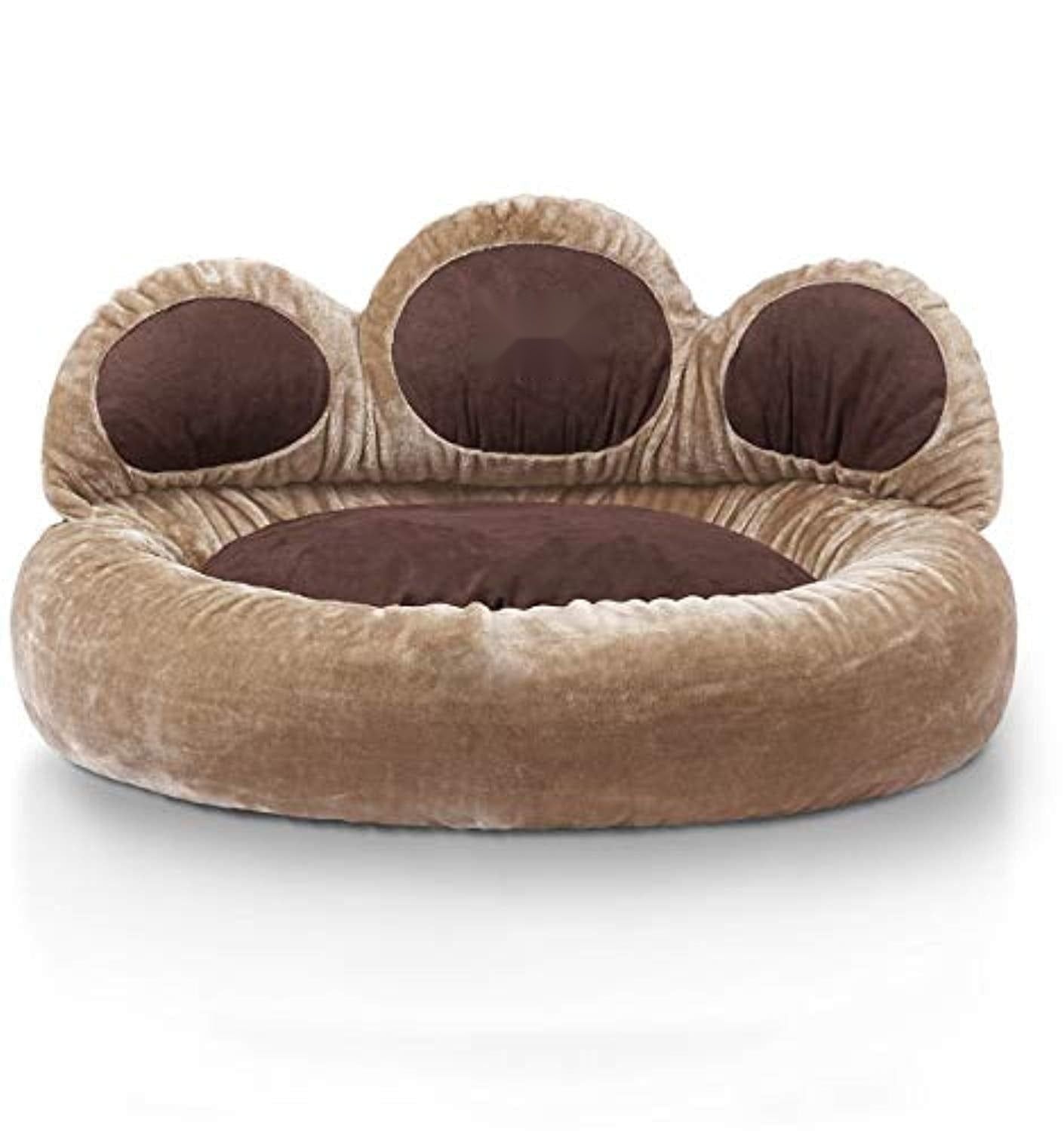Pattes de luxe - lit design en simili cuir pour animaux