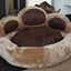 Pattes de luxe - lit design en simili cuir pour animaux