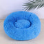 Panier apaisant pour chien & chat – Lit donut moelleux, doux et confortable Bleu / M:50cm Maxi 2.2kg One PETS-TOP