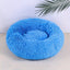Panier apaisant pour chien & chat – Lit donut moelleux, doux et confortable Bleu / XL 70cm Maxi 9kg One PETS-TOP