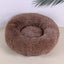Panier apaisant pour chien & chat – Lit donut moelleux, doux et confortable Marron / M:50cm Maxi 2.2kg One PETS-TOP
