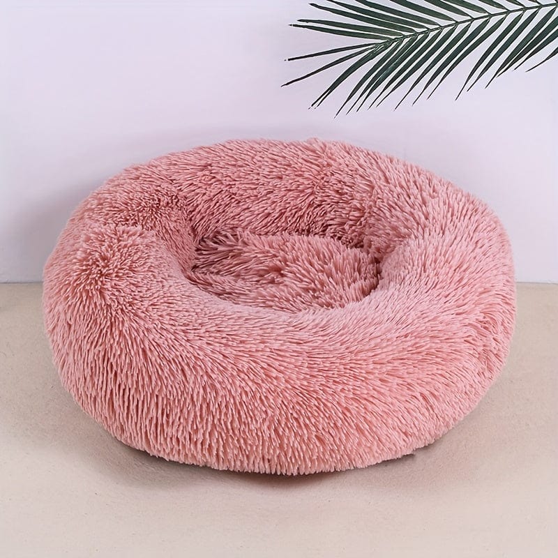 Panier apaisant pour chien & chat – Lit donut moelleux, doux et confortable One PETS-TOP