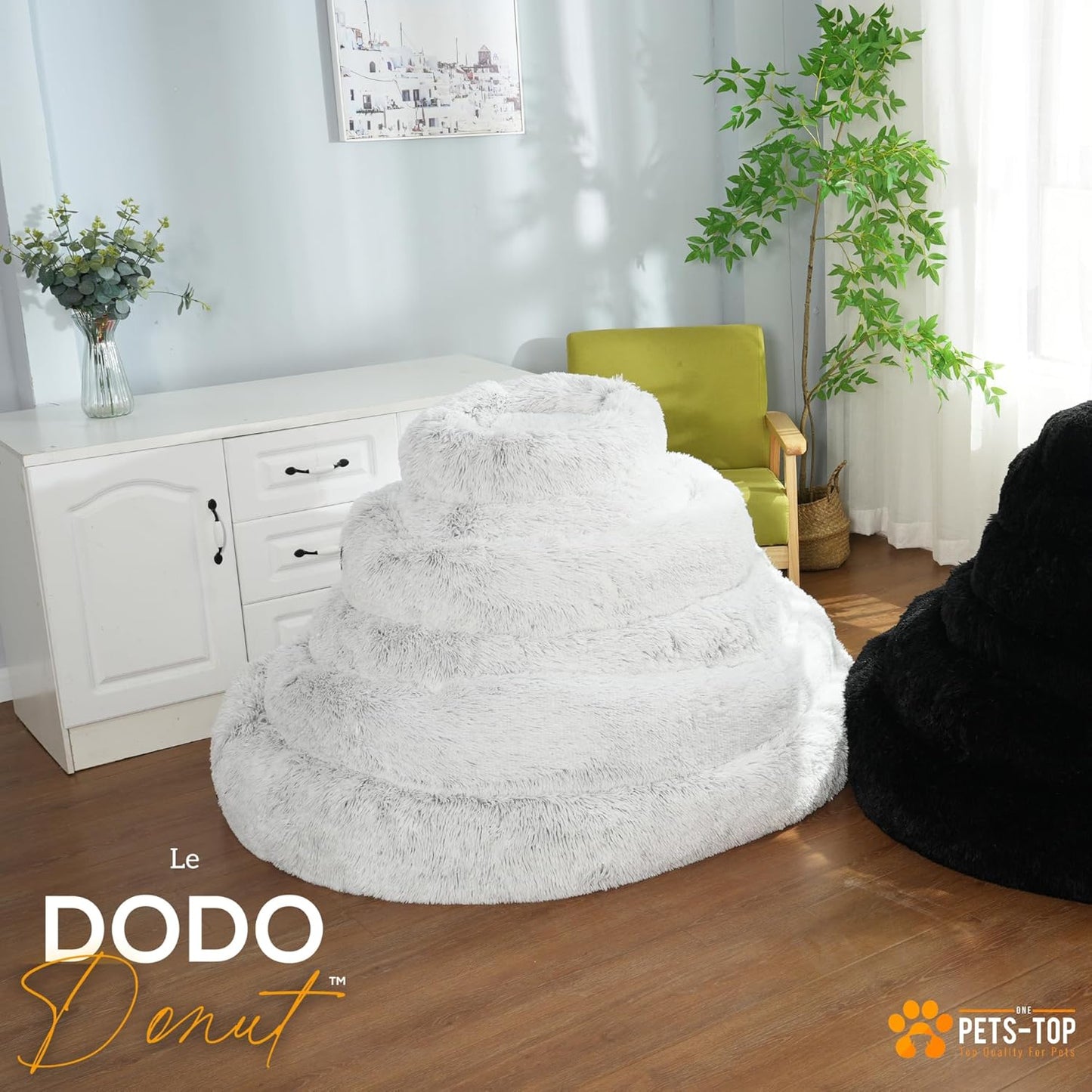 Panier apaisant pour chien – DODO Donut™ orthopédique & anti - stress - One PETS - TOP