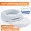 Panier apaisant pour chien – DODO Donut™ orthopédique & anti - stress - One PETS - TOP