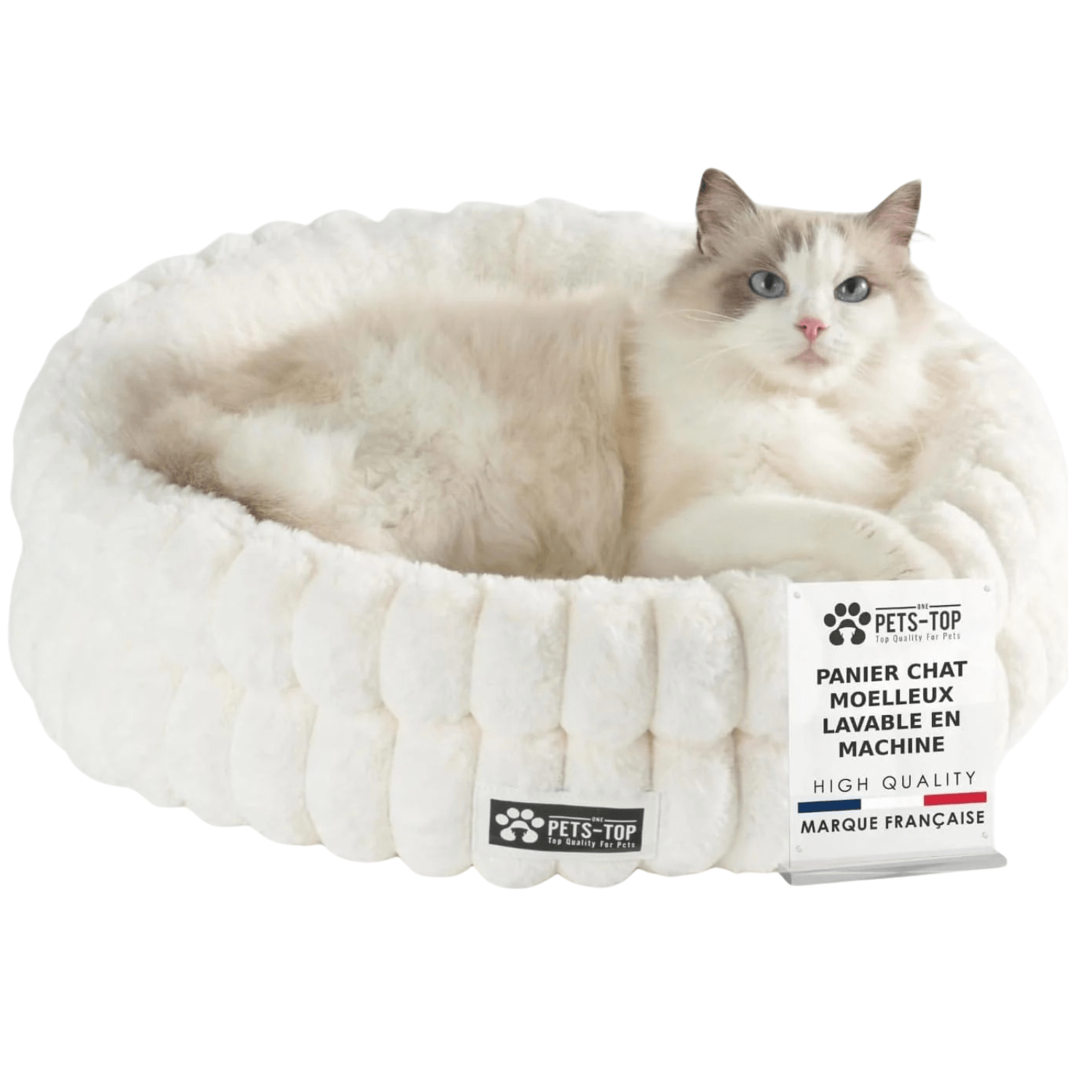 Panier chat moelleux One PETS-TOP – Coussin doux et confortable 50 cm Nest Moew One PETS-TOP