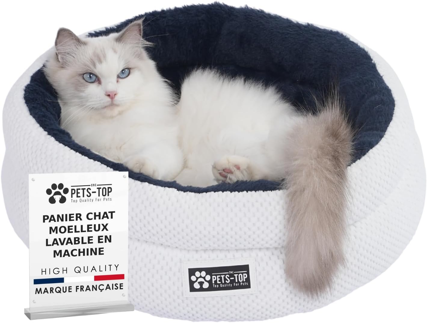 Panier chat moelleux One PETS-TOP – Coussin doux et confortable - Nest Moew