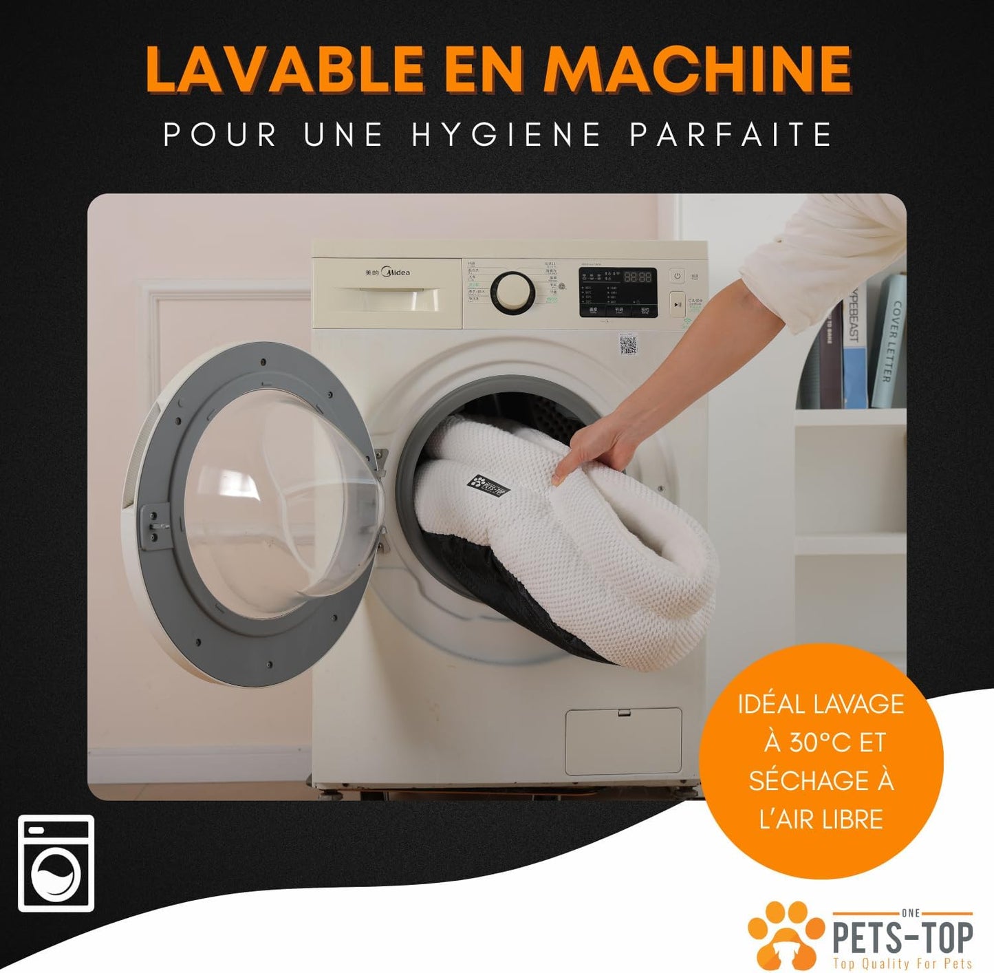 Panier chat moelleux One PETS-TOP – Coussin doux et confortable - Nest Moew