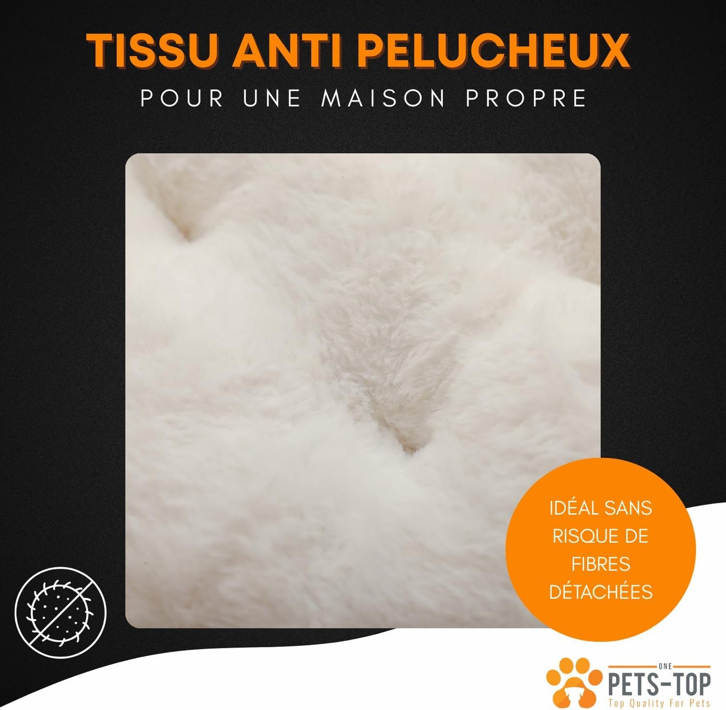 Panier chat moelleux One PETS-TOP – Coussin doux et confortable - Nest Moew