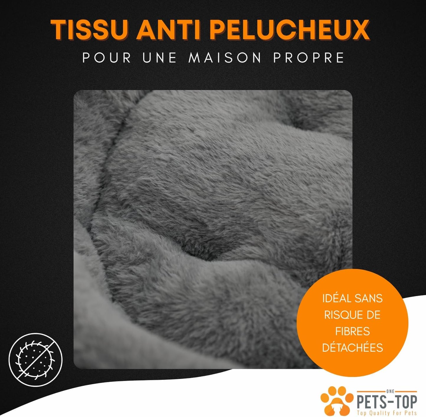 Panier chat moelleux One PETS-TOP – Coussin doux et confortable - Nest Moew