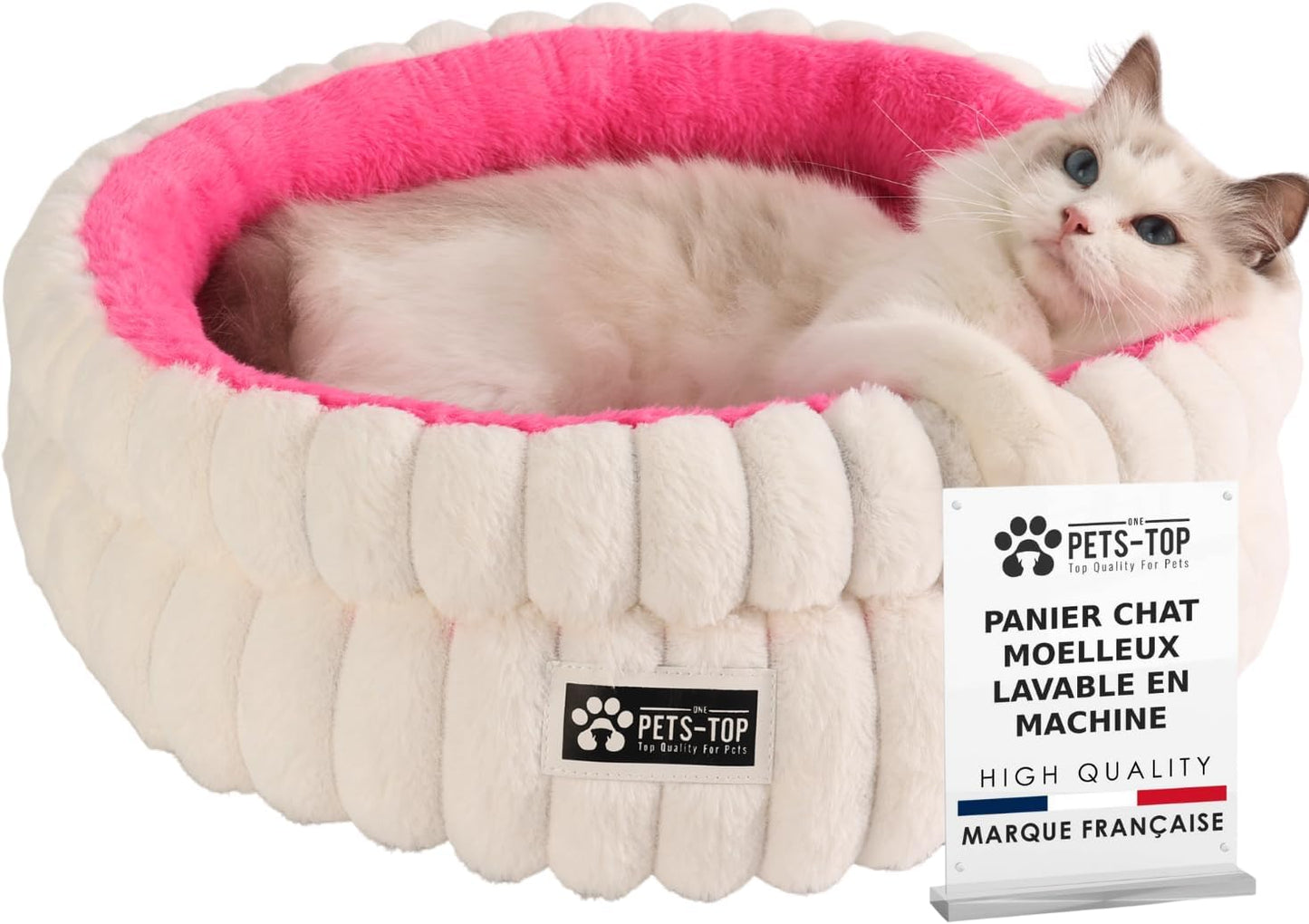 Panier chat moelleux One PETS-TOP – Coussin doux et confortable - Nest Moew