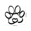 Sculpture De Chien En Métal Minimaliste - One PETS-TOP