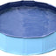 Piscine Pour Chien Bassin Pvc Pliable Anti - Glissant Facile À Nettoyer Diamètre 100 Cm Hauteur 30 Cm Bleu - One PETS - TOP