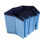Piscine Pour Chien Bassin Pvc Pliable Anti - Glissant Facile À Nettoyer Diamètre 100 Cm Hauteur 30 Cm Bleu - One PETS - TOP