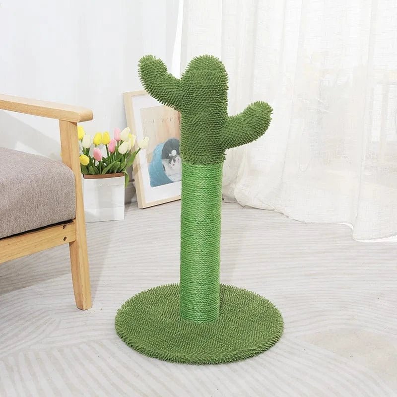 Poteau à griffer cactus pour chat – Sisal naturel & jouet interactif - One PETS - TOP