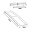 Rampe Pliable En Plastique Pour Chien Noir 156 X 40 Cm - One PETS - TOP