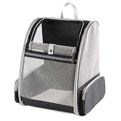 Sac De Transport Chiens Et Chats, Sac À Dos En Maille Pour Animaux Pliable Spacieux Et Respirant Avec Structure Métallique, Panier Stable Et Confortable Pour Voyage En Train, Voiture Ou Avion - One PETS - TOP