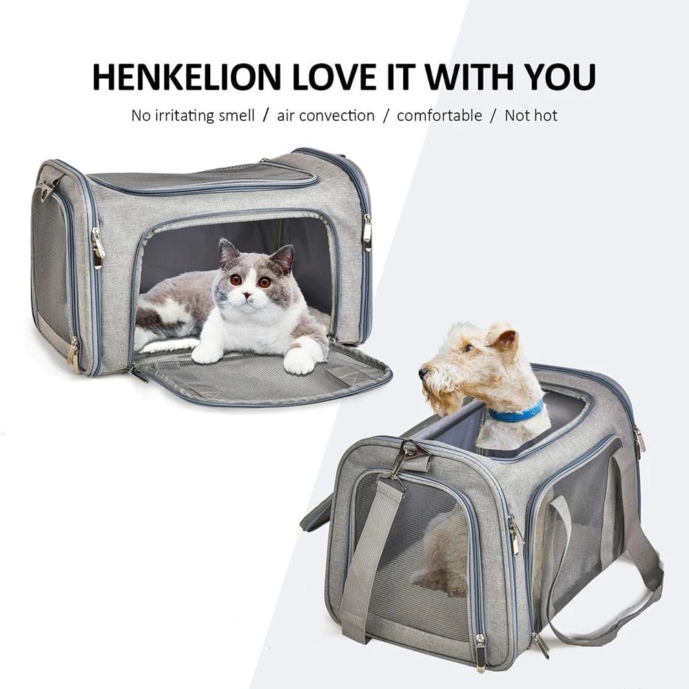 Sac de Transport pour Chien & Chat – Sac à Dos Latéral Souple, Voyage & Avion ✈ | Transport Animaux de Compagnie Confortable et Sécurisé - One PETS - TOP