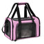 Sac de Transport pour Chien & Chat – Sac à Dos Latéral Souple, Voyage & Avion ✈ | Transport Animaux de Compagnie Confortable et Sécurisé L / Rose One PETS-TOP