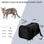 Sac de transport pour chien et chat – sac à dos latéral souple - One PETS-TOP – vue 8
