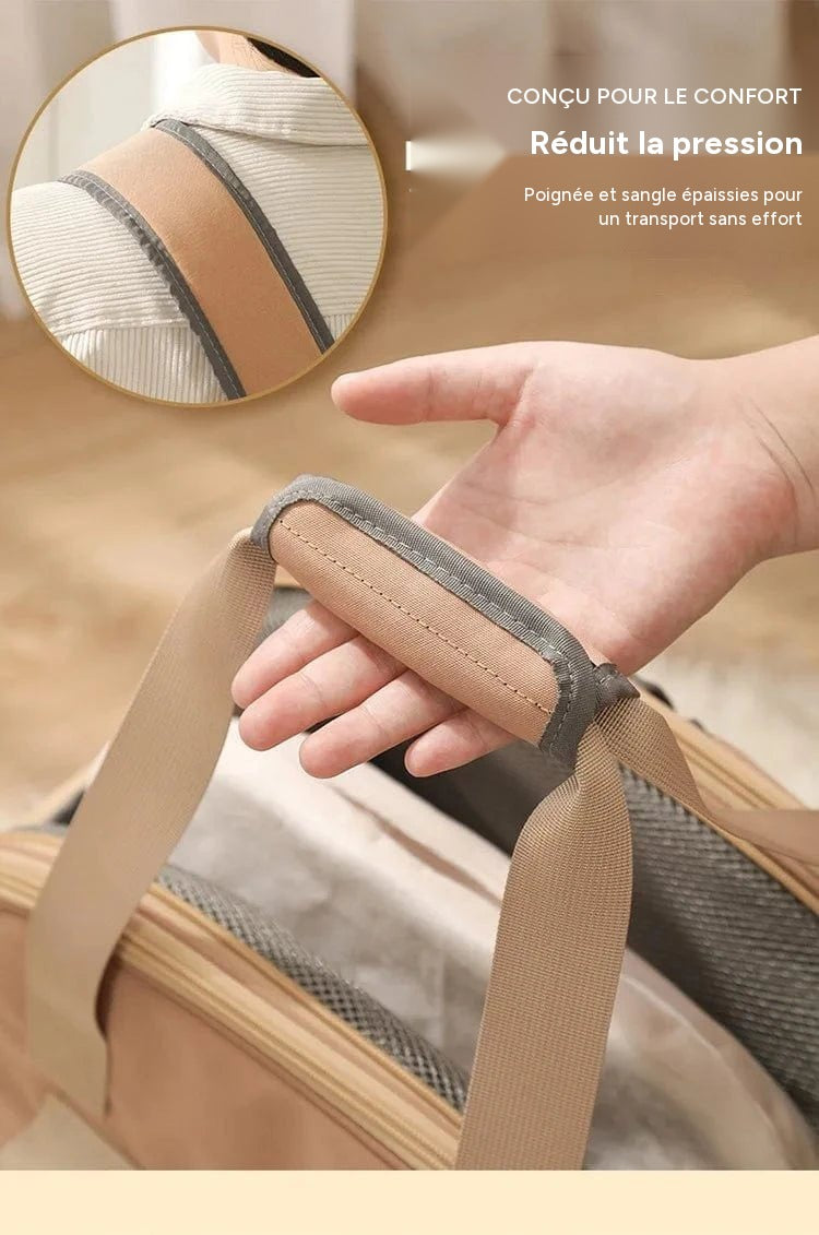 Sac multifonctionnel pour animaux – Sac à dos et bandoulière léger - One PETS-TOP – vue 18