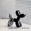 Sculpture chien ballon moderne noir et blanc – Décoration design - One PETS - TOP