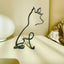 Sculpture De Chien En Métal Minimaliste - One PETS-TOP