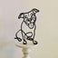 Sculpture De Chien En Métal Minimaliste - One PETS-TOP
