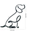 Sculpture De Chien En Métal Minimaliste - One PETS-TOP