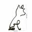Sculpture De Chien En Métal Minimaliste - One PETS-TOP